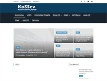 Tablet Screenshot of kossev.info